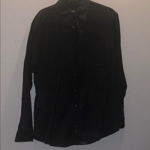 Black dress shirt